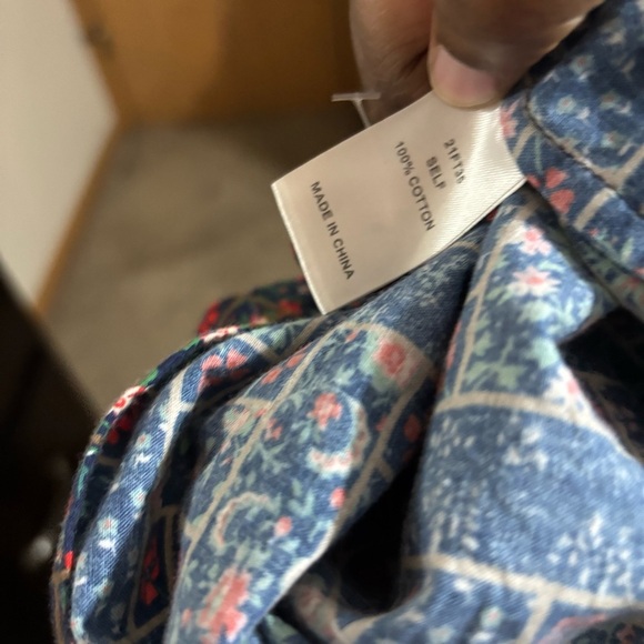 HUNTER BELL | Vintage Floral Patchwork Rory Cotton Blouse Top - Picture 6 of 6